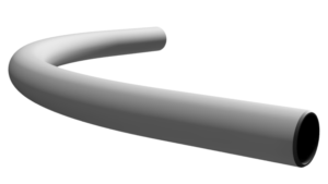 Curve per tubi proteggi-cavo per tubi a rigatura